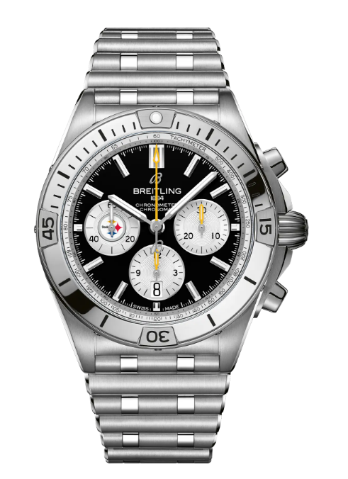 Breitling CHRONOMAT B01 42 NFL PITTSBURGH STEELERS EDITION Replica Watch AB01342B1B2A1